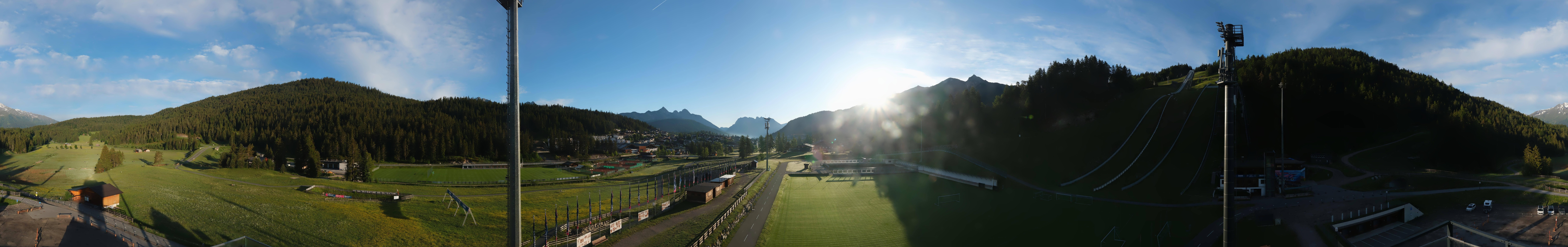 Archiv Foto Webcam Seefeld: Rundblick Casino Arena