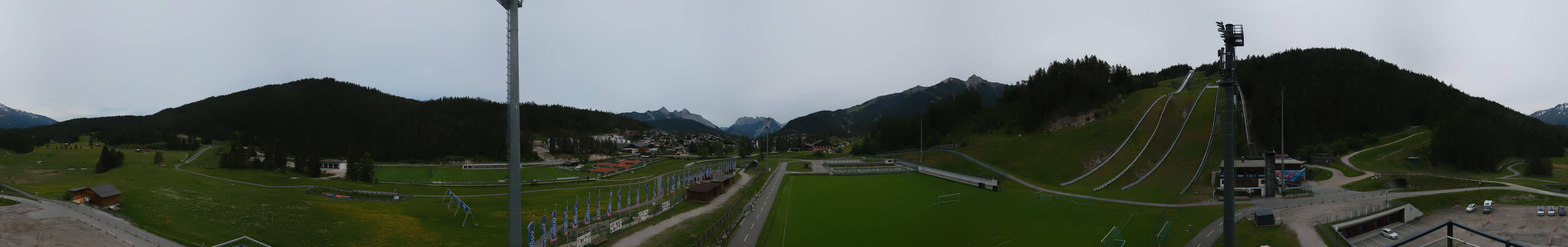 Archiv Foto Webcam Seefeld: Rundblick Casino Arena
