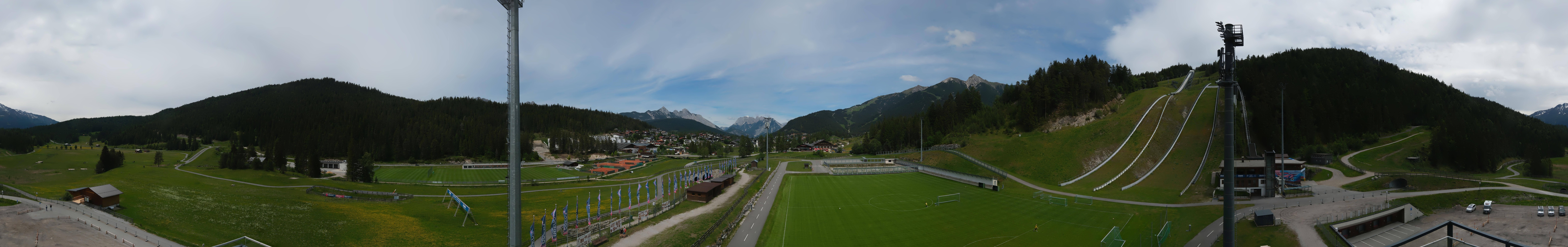 Archiv Foto Webcam Seefeld: Rundblick Casino Arena