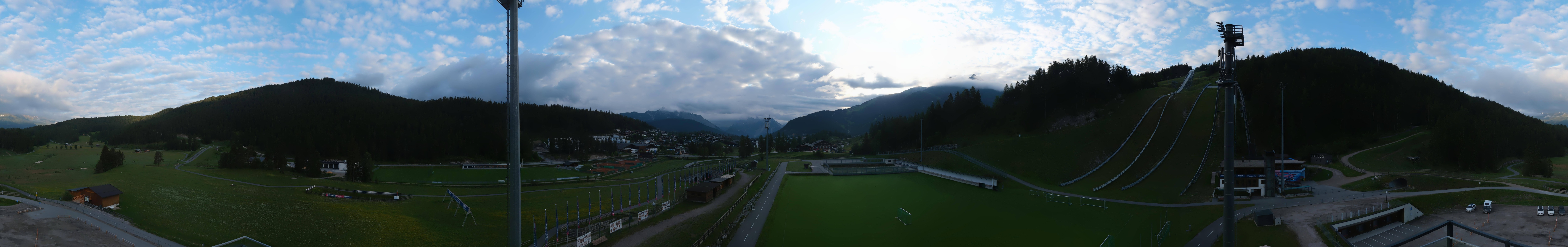 Archiv Foto Webcam Seefeld: Rundblick Casino Arena