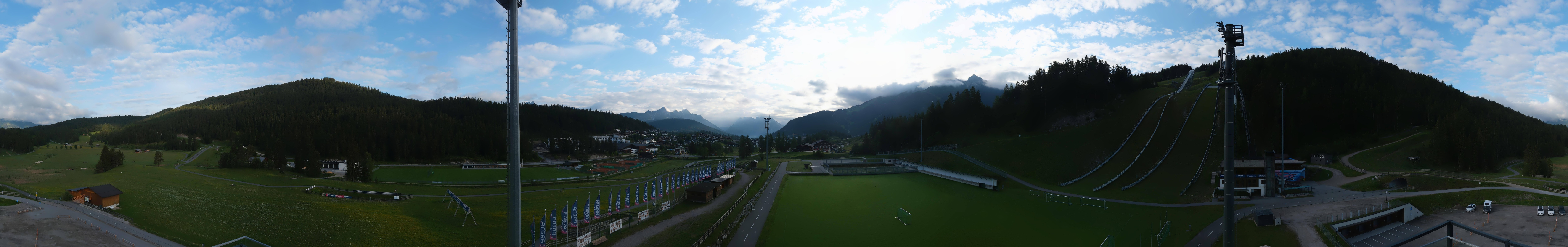 Archiv Foto Webcam Seefeld: Rundblick Casino Arena