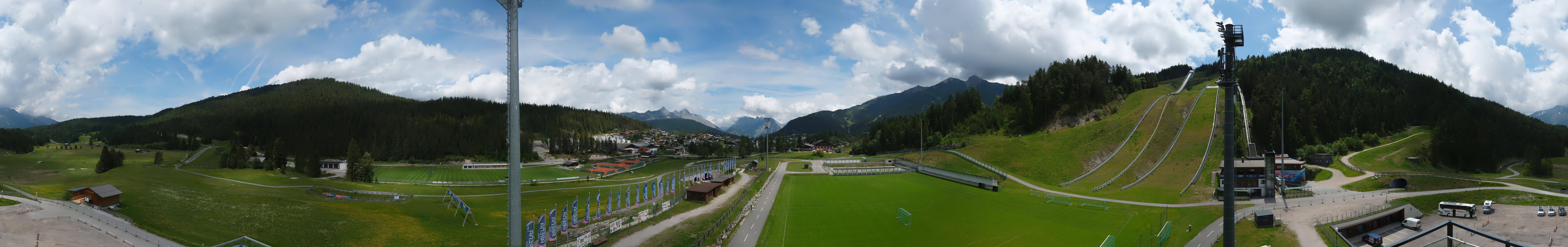 Archived image Webcam Panoramic view Seefeld Casino Arena