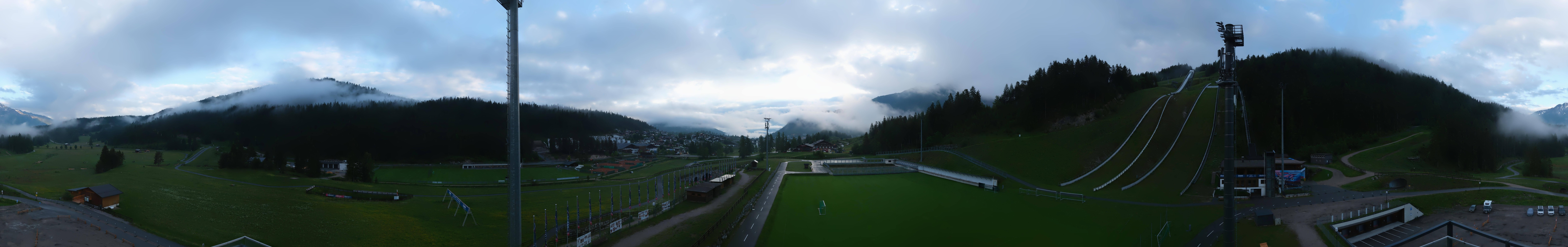 Archiv Foto Webcam Seefeld: Rundblick Casino Arena