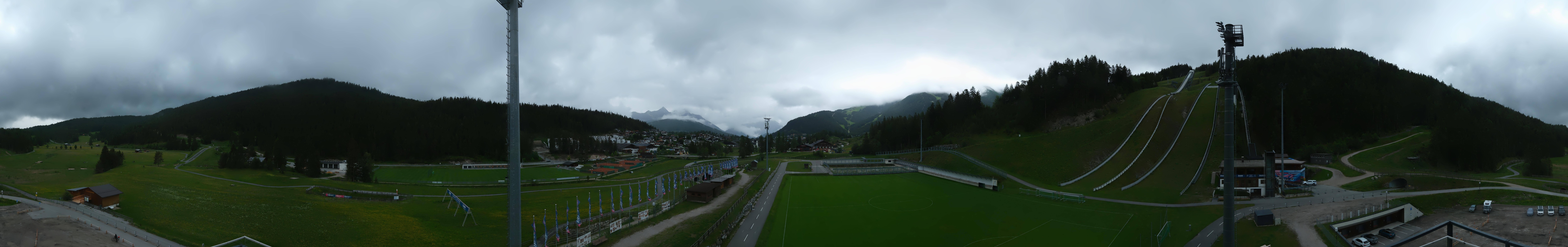 Archiv Foto Webcam Seefeld: Rundblick Casino Arena