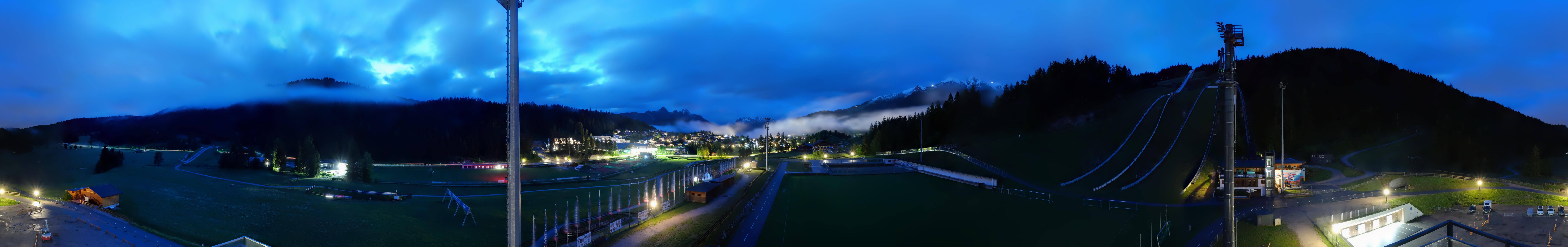 Archiv Foto Webcam Seefeld: Rundblick Casino Arena