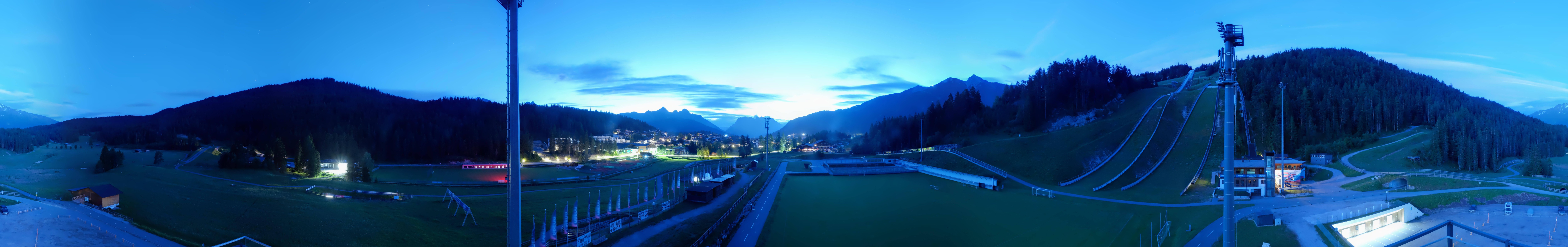 Archiv Foto Webcam Seefeld: Rundblick Casino Arena