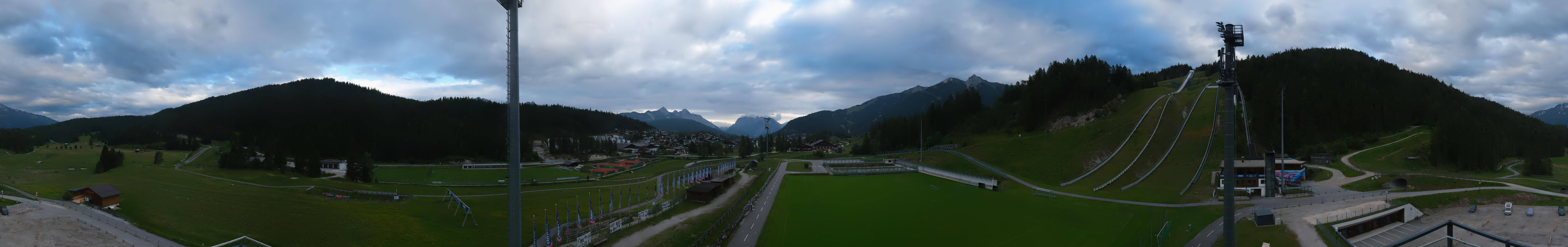 Archiv Foto Webcam Seefeld: Rundblick Casino Arena