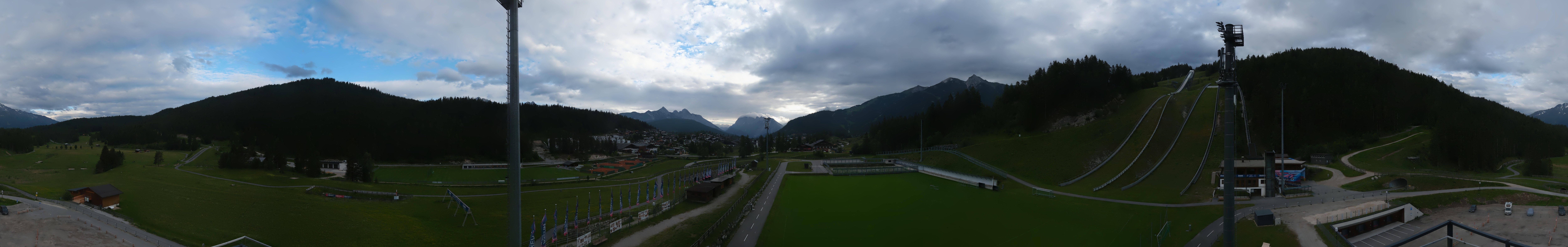 Archiv Foto Webcam Seefeld: Rundblick Casino Arena
