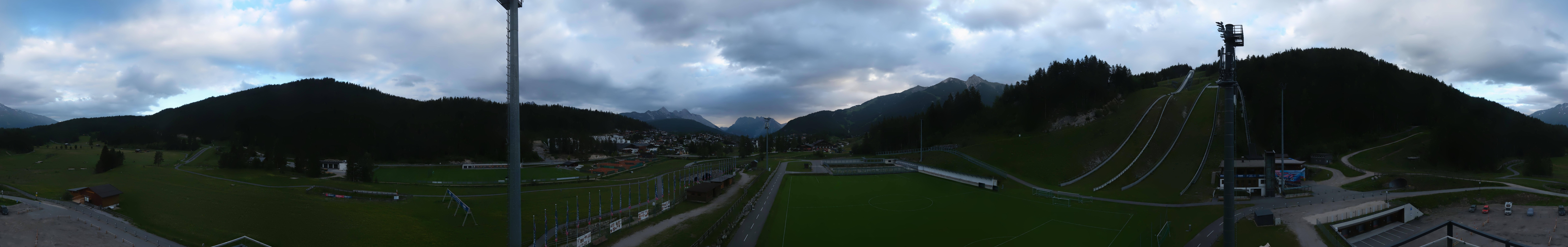 Archiv Foto Webcam Seefeld: Rundblick Casino Arena