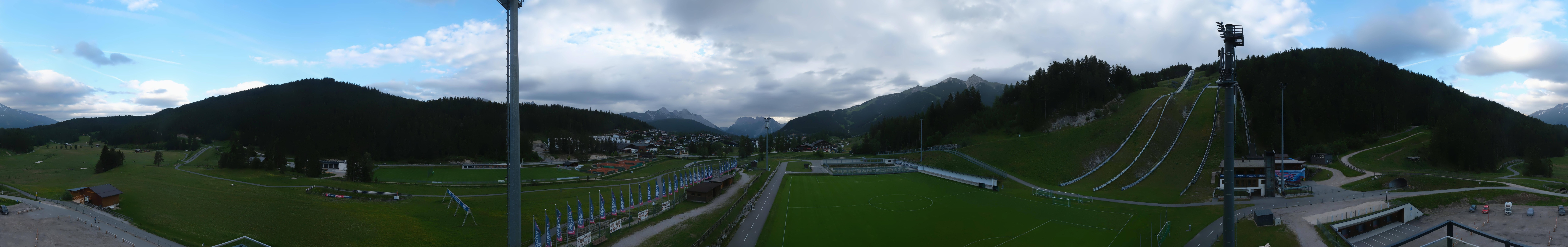 Archiv Foto Webcam Seefeld: Rundblick Casino Arena