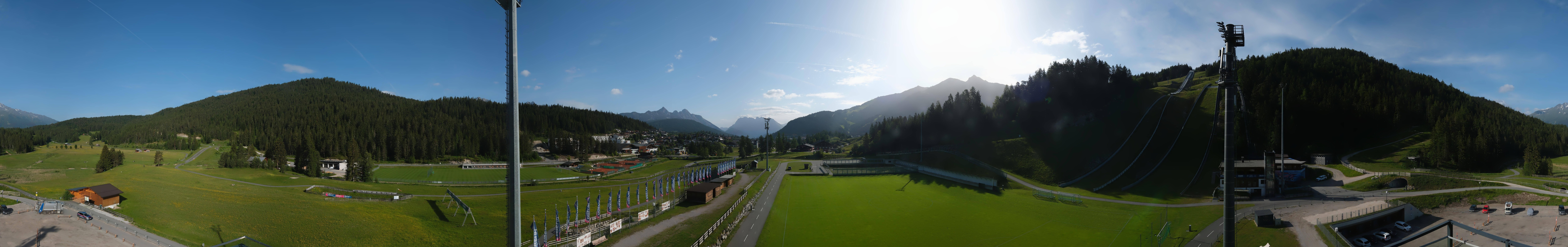 Archiv Foto Webcam Seefeld: Rundblick Casino Arena