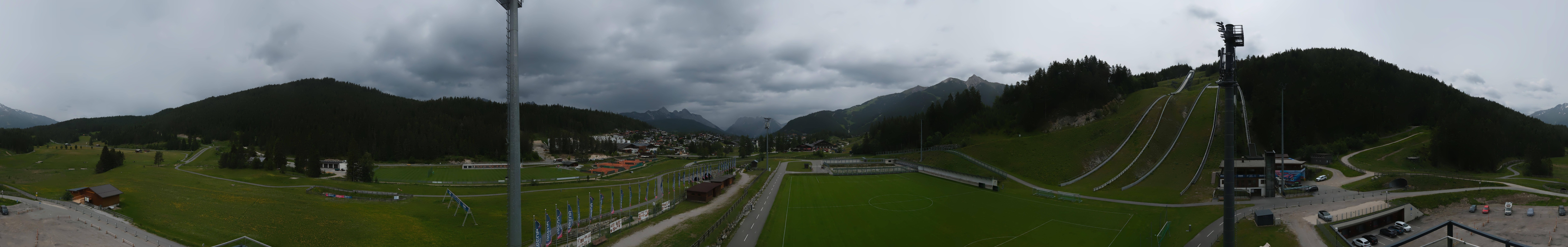 Archiv Foto Webcam Seefeld: Rundblick Casino Arena