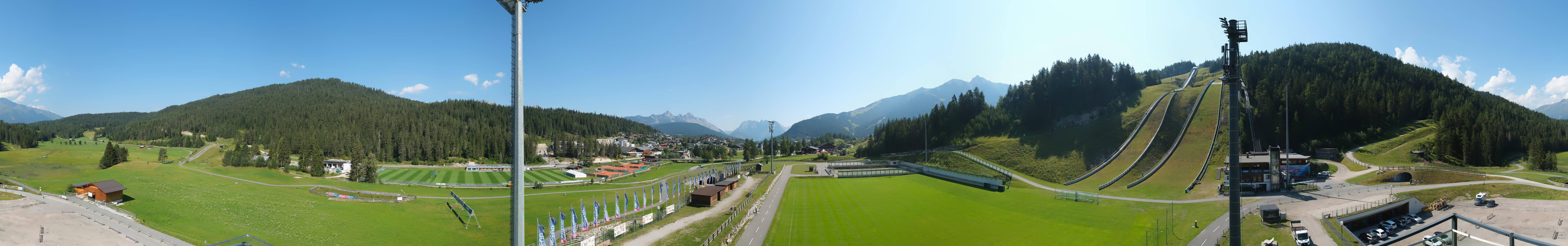 Archiv Foto Webcam Seefeld: Rundblick Casino Arena