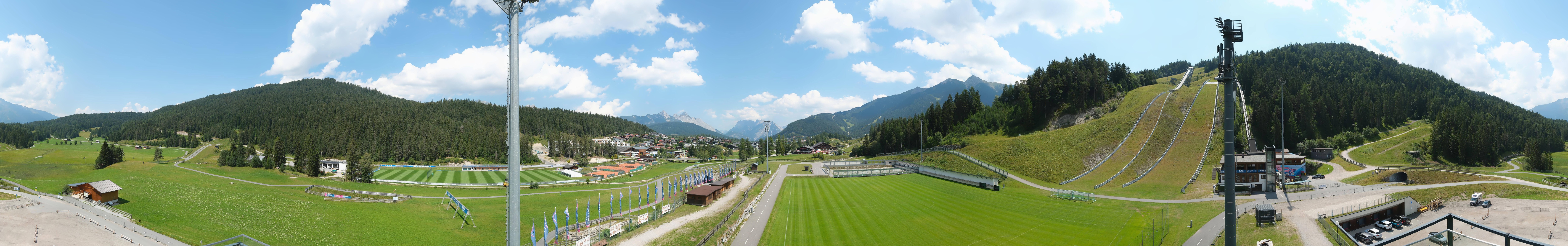 Archiv Foto Webcam Seefeld: Rundblick Casino Arena