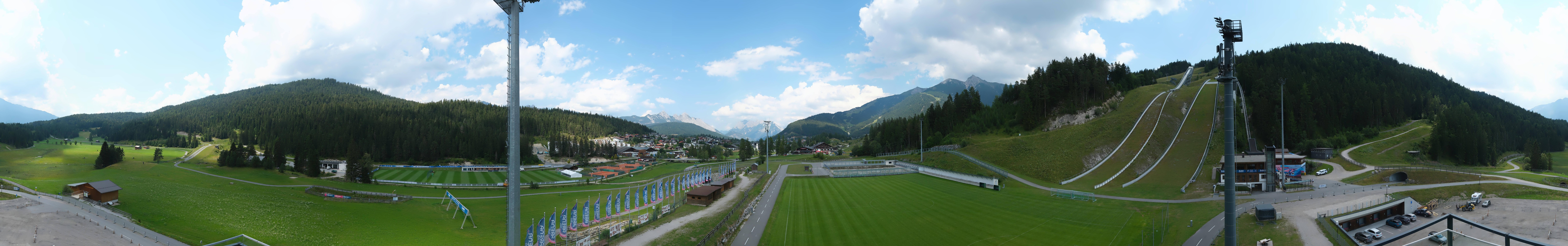 Archiv Foto Webcam Seefeld: Rundblick Casino Arena