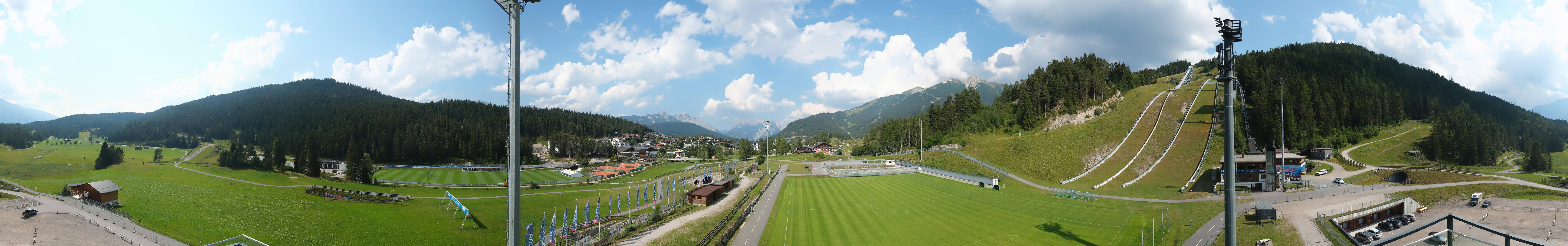 Archiv Foto Webcam Seefeld: Rundblick Casino Arena