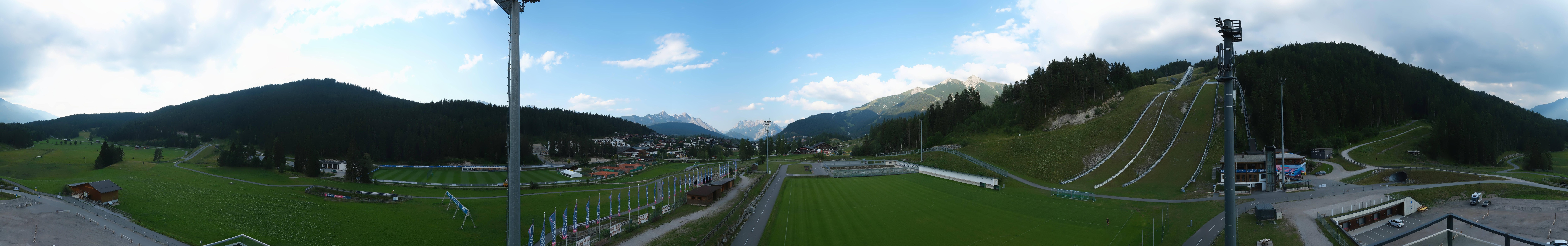 Archiv Foto Webcam Seefeld: Rundblick Casino Arena