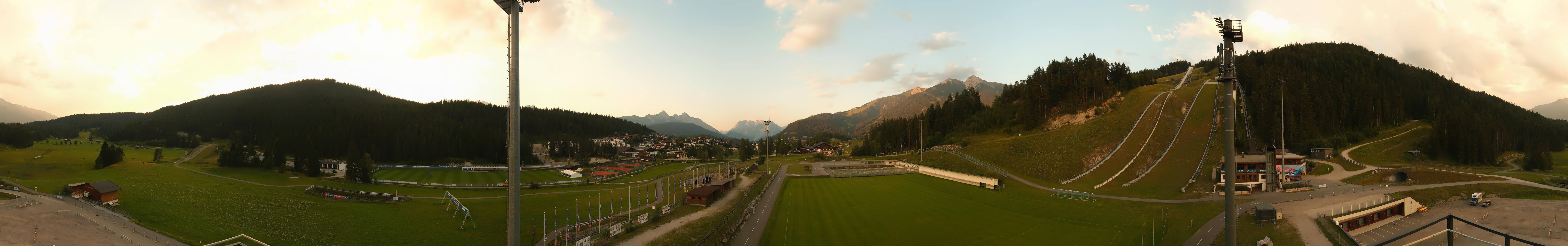 Archiv Foto Webcam Seefeld: Rundblick Casino Arena