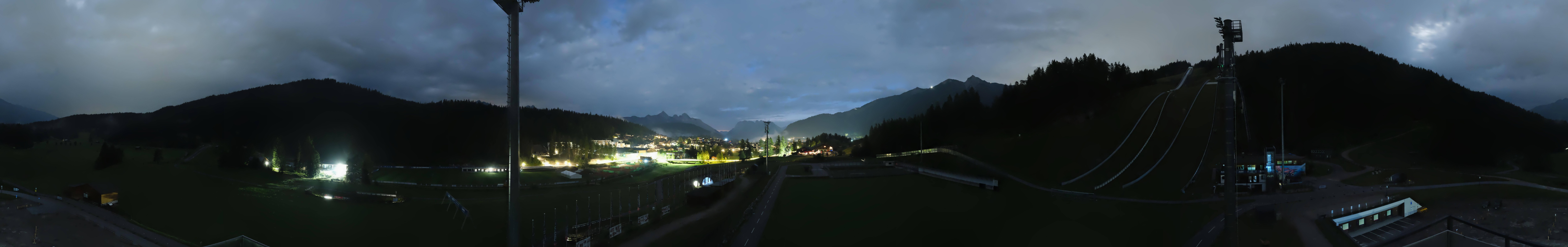 Archiv Foto Webcam Seefeld: Rundblick Casino Arena