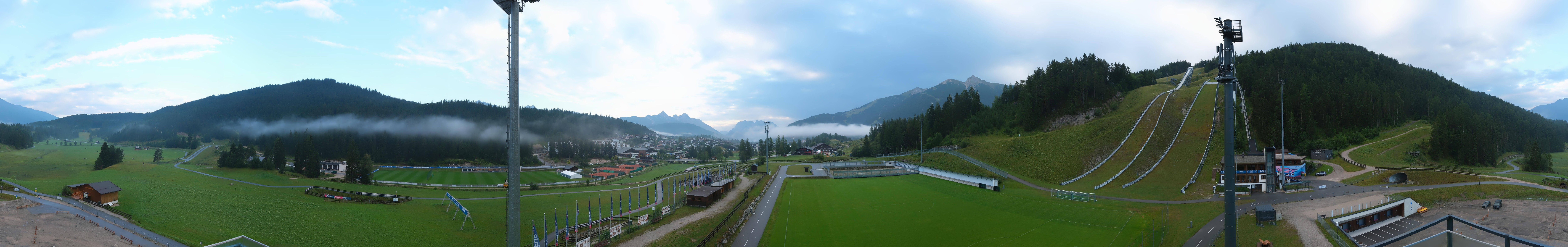Archiv Foto Webcam Seefeld: Rundblick Casino Arena