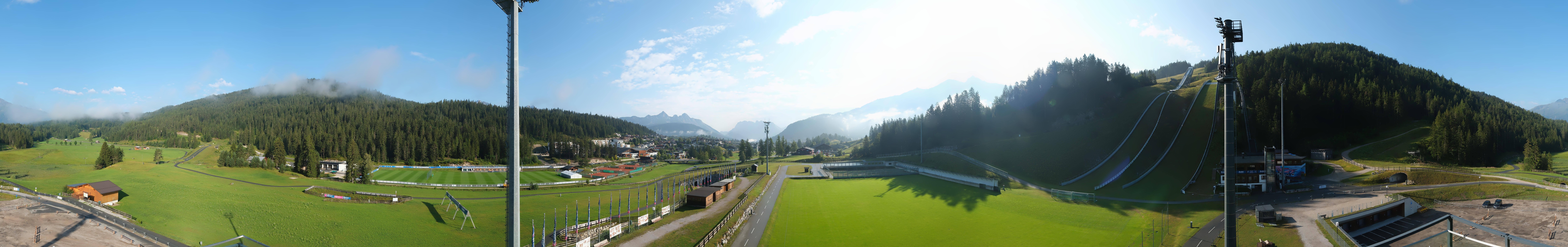 Archiv Foto Webcam Seefeld: Rundblick Casino Arena