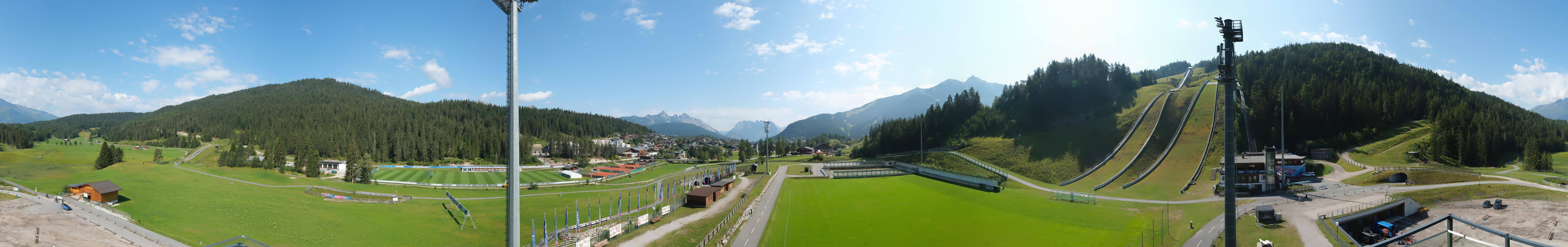 Archiv Foto Webcam Seefeld: Rundblick Casino Arena