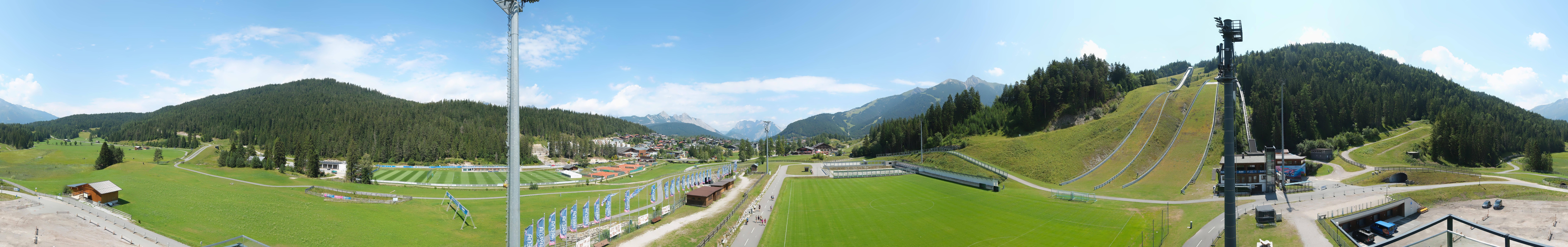 Archiv Foto Webcam Seefeld: Rundblick Casino Arena