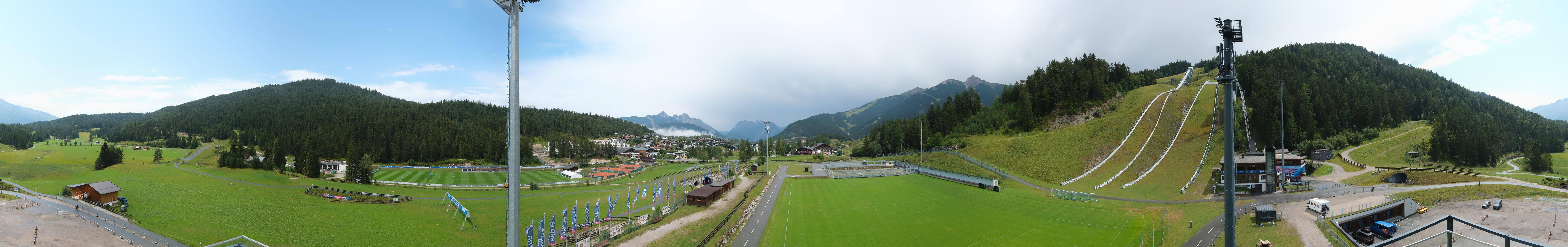 Archiv Foto Webcam Seefeld: Rundblick Casino Arena