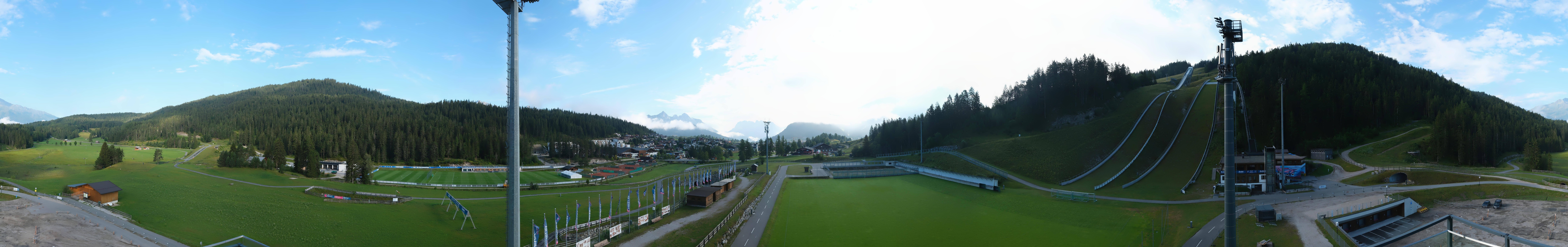 Archiv Foto Webcam Seefeld: Rundblick Casino Arena