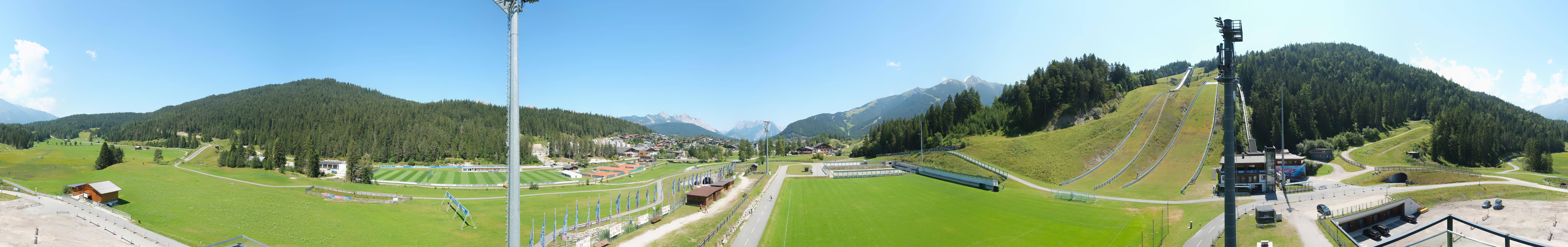 Archiv Foto Webcam Seefeld: Rundblick Casino Arena