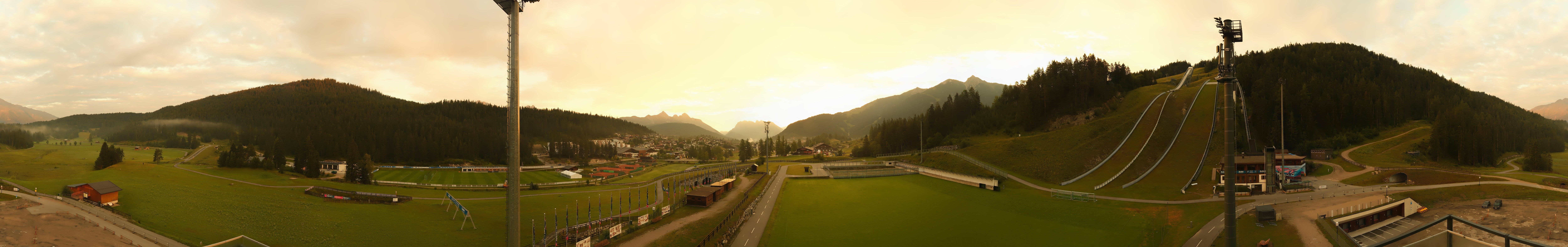 Archiv Foto Webcam Seefeld: Rundblick Casino Arena