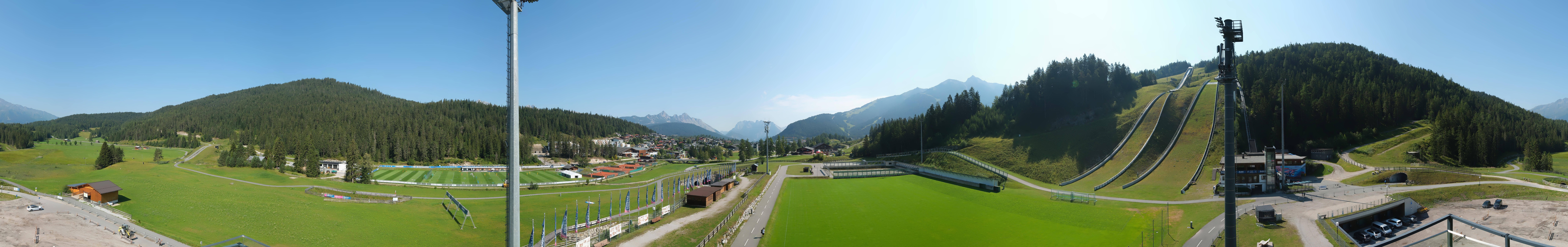 Archiv Foto Webcam Seefeld: Rundblick Casino Arena