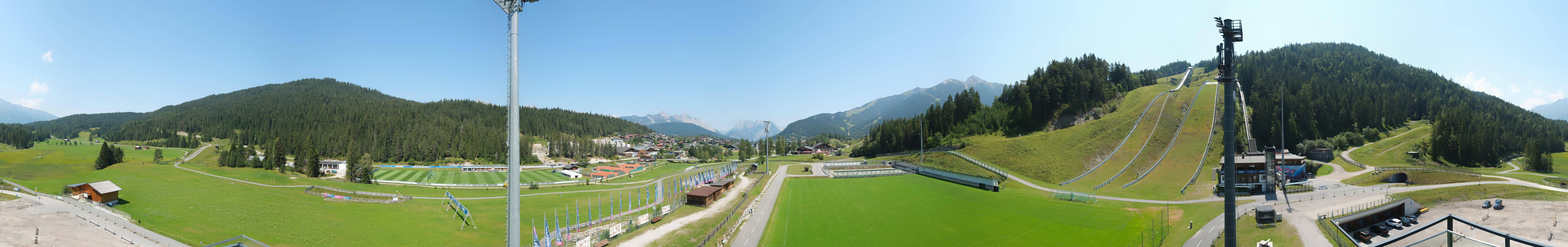 Archiv Foto Webcam Seefeld: Rundblick Casino Arena