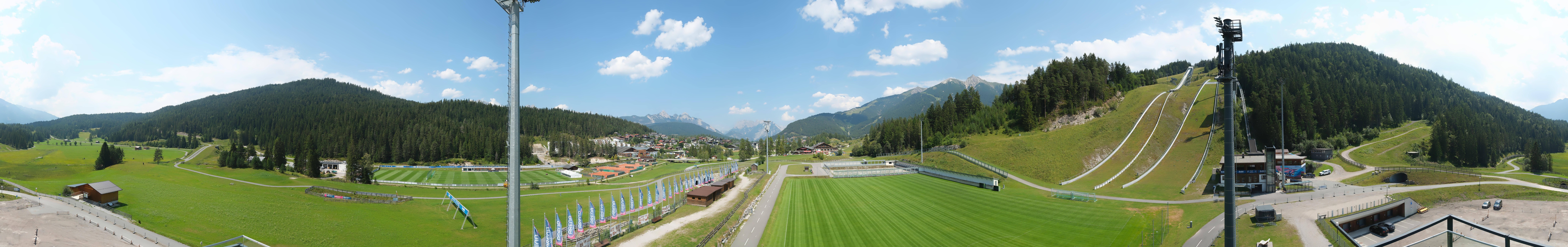 Archiv Foto Webcam Seefeld: Rundblick Casino Arena
