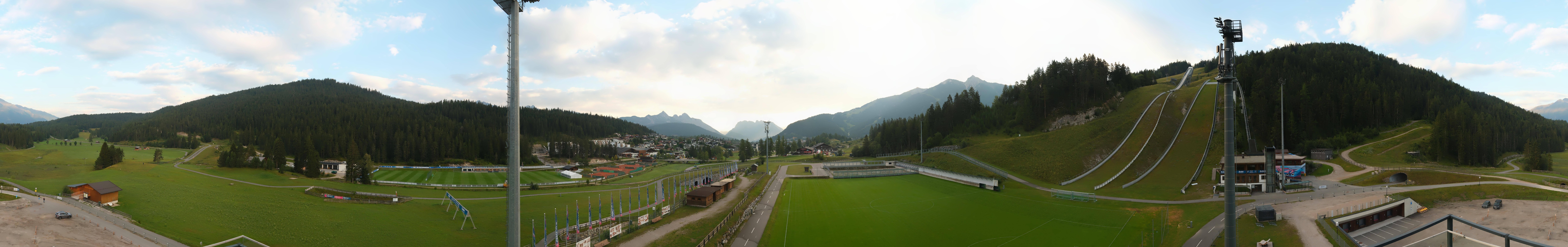 Archived image Webcam Panoramic view Seefeld Casino Arena