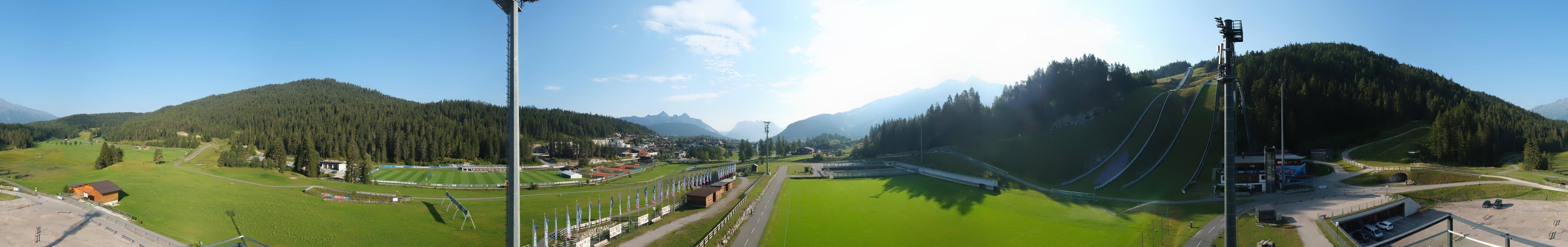Archived image Webcam Panoramic view Seefeld Casino Arena