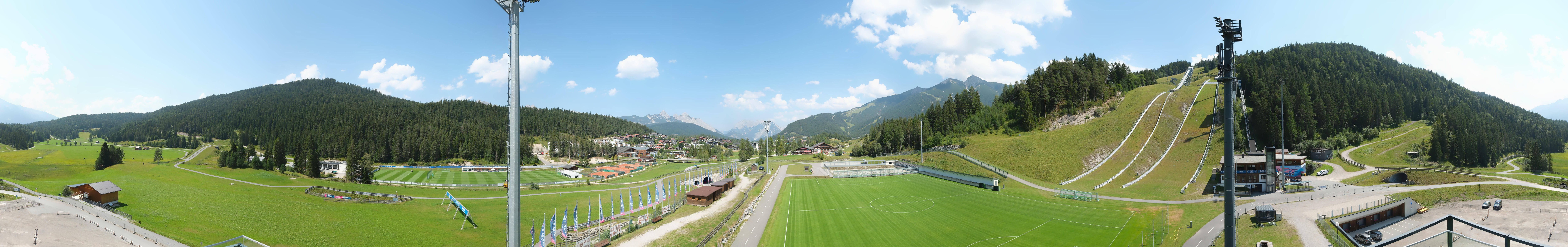 Archived image Webcam Panoramic view Seefeld Casino Arena