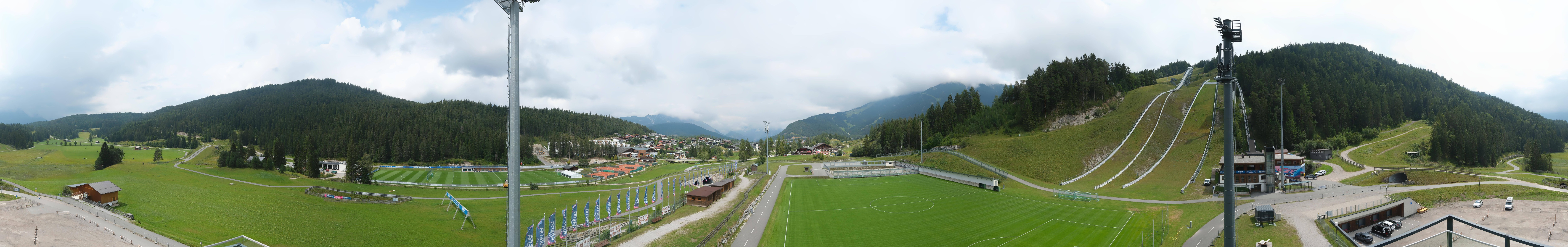 Archiv Foto Webcam Seefeld: Rundblick Casino Arena