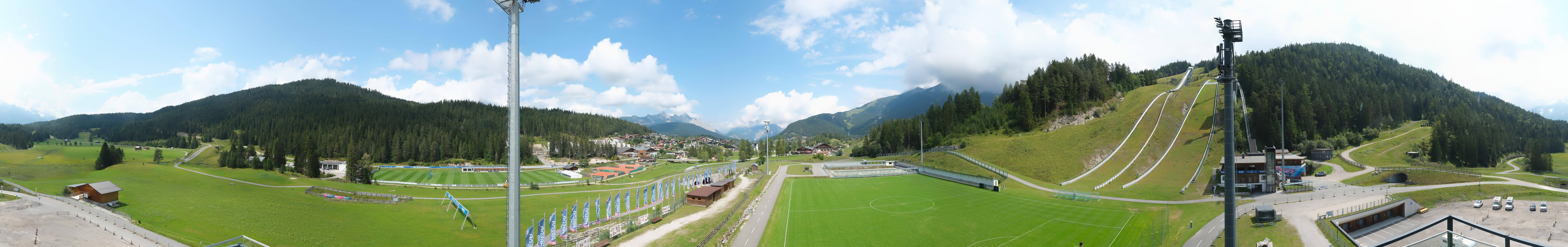 Archiv Foto Webcam Seefeld: Rundblick Casino Arena