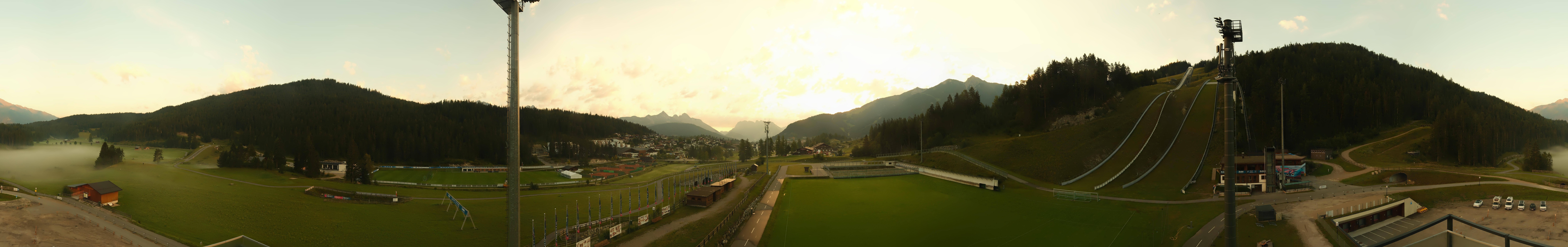 Archiv Foto Webcam Seefeld: Rundblick Casino Arena