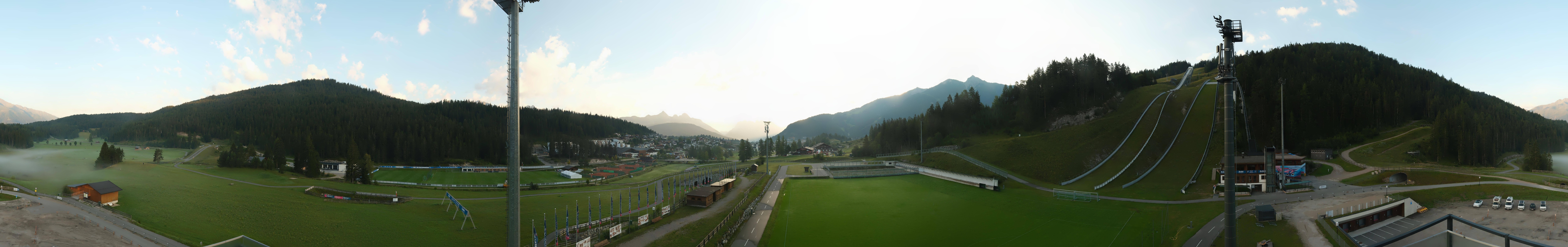 Archiv Foto Webcam Seefeld: Rundblick Casino Arena