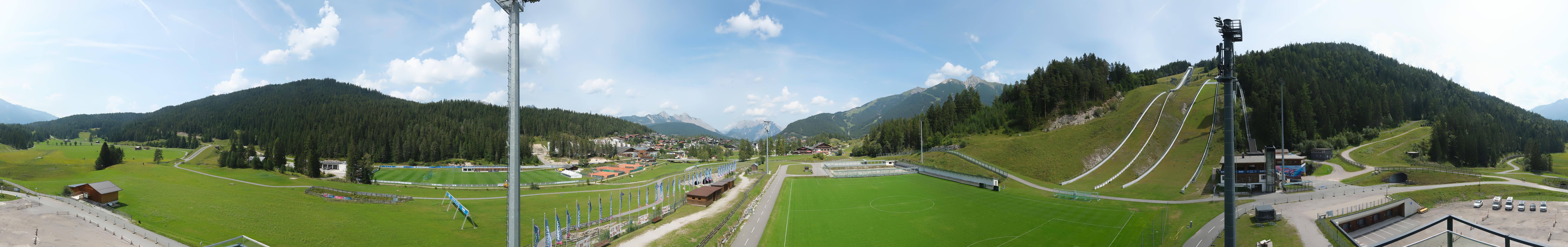 Archived image Webcam Panoramic view Seefeld Casino Arena