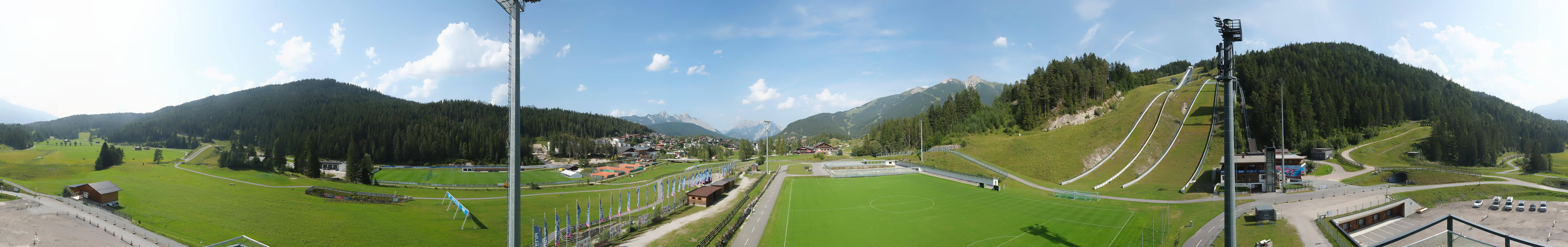 Archived image Webcam Panoramic view Seefeld Casino Arena