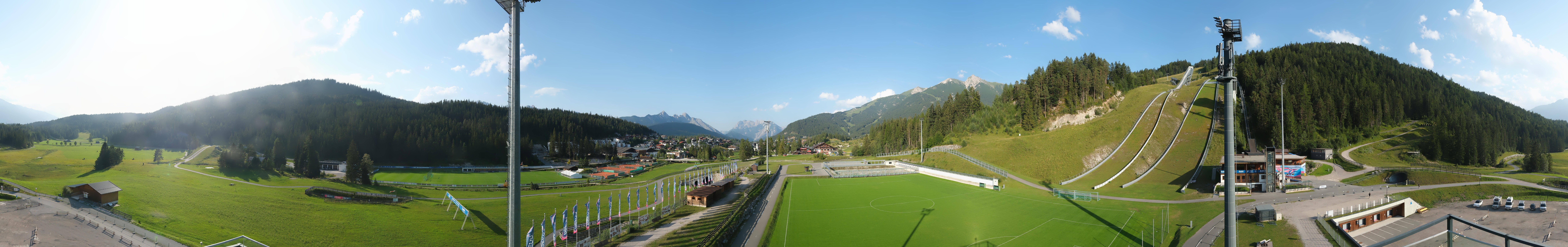 Archived image Webcam Panoramic view Seefeld Casino Arena