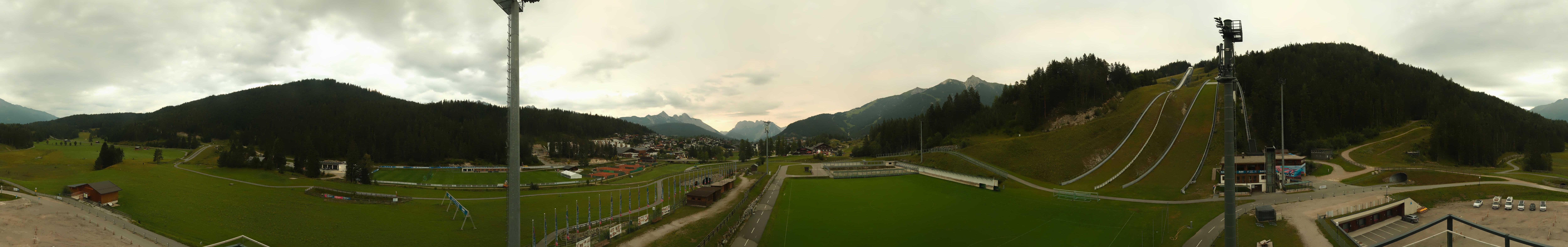 Archiv Foto Webcam Seefeld: Rundblick Casino Arena