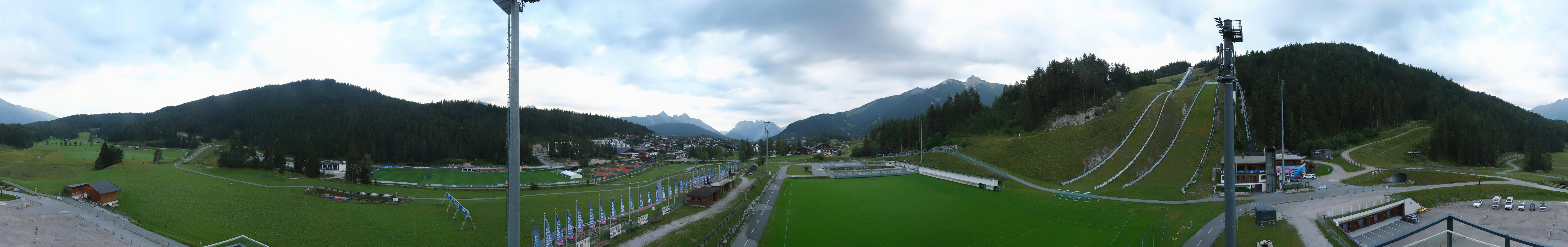 Archiv Foto Webcam Seefeld: Rundblick Casino Arena