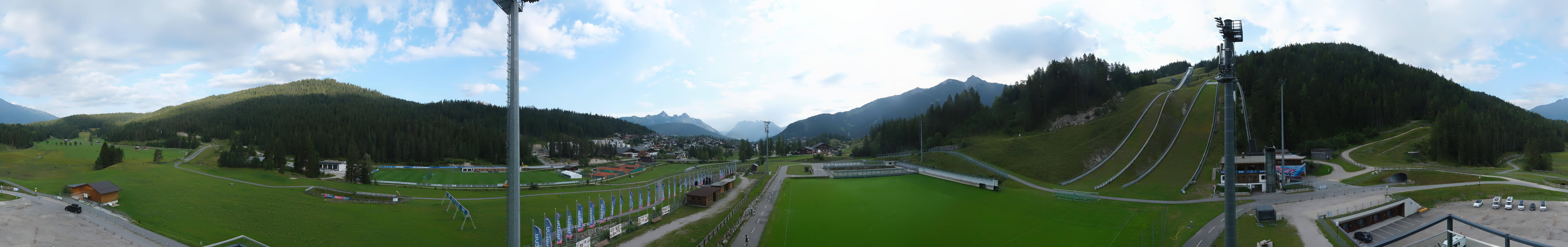 Archiv Foto Webcam Seefeld: Rundblick Casino Arena