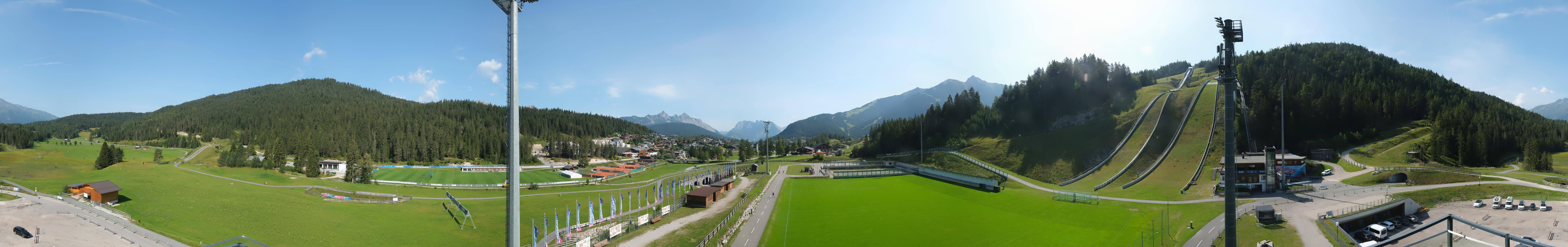 Archiv Foto Webcam Seefeld: Rundblick Casino Arena