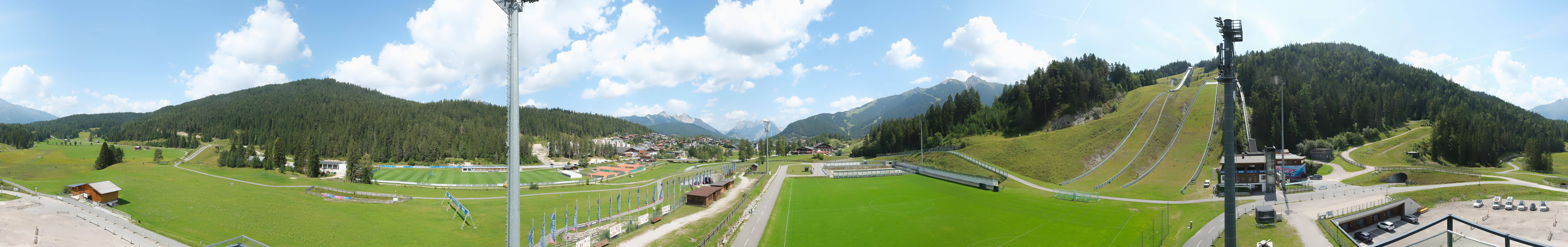 Archiv Foto Webcam Seefeld: Rundblick Casino Arena