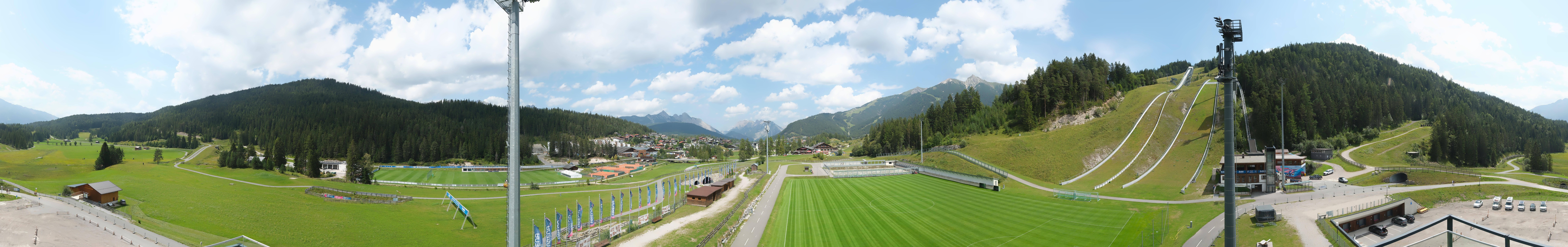 Archiv Foto Webcam Seefeld: Rundblick Casino Arena